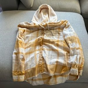 American Eagle hooded flannel size XL